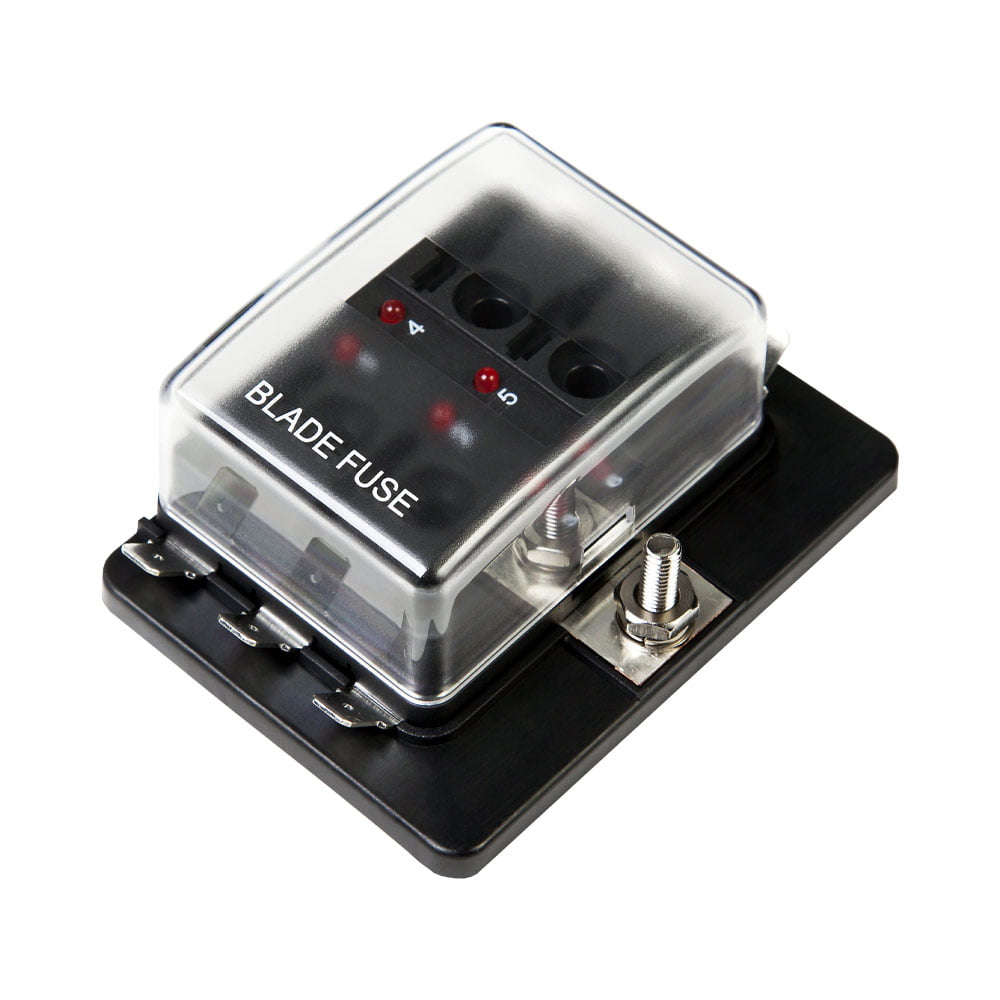 FBB6L 6 way LED blade fuse box Marine Electricals